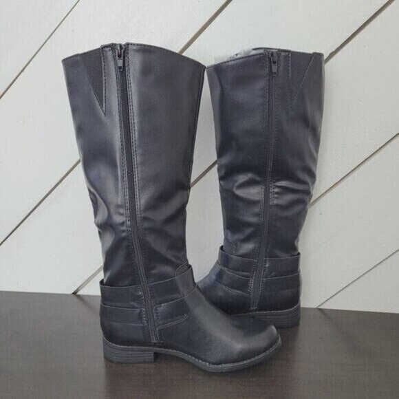 NEW Style & Co Maliaa Size 6.5 Black Knee-High Boots Womens - Picture 6 of 10